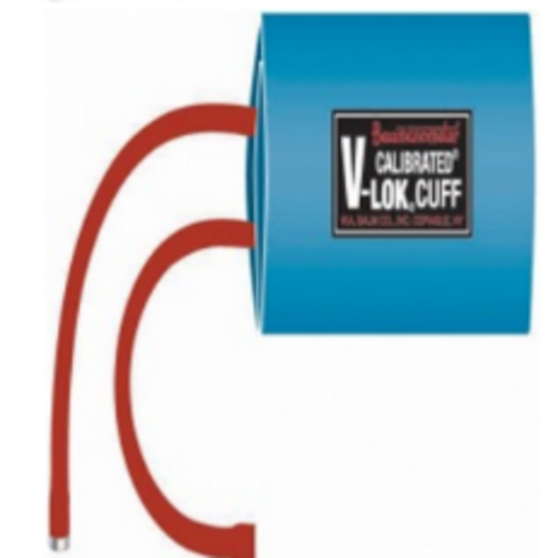 Calibrated® V-Lok® Cuff & Inflation  Bag (Double Tube)